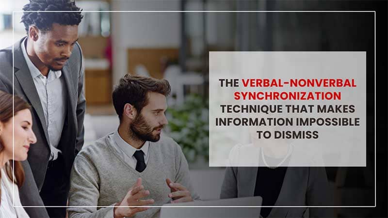 the verbal vonverbal synchronization technique