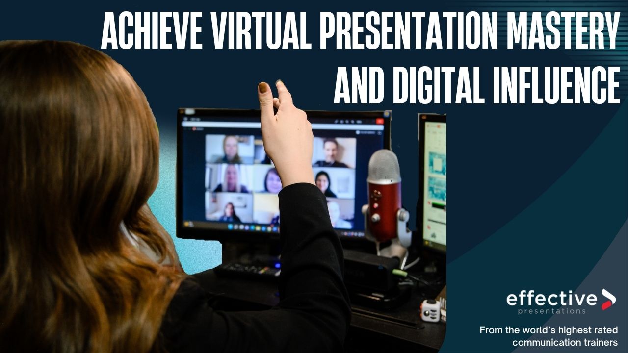 Virtual presentation training helping professionals communicate confidently online